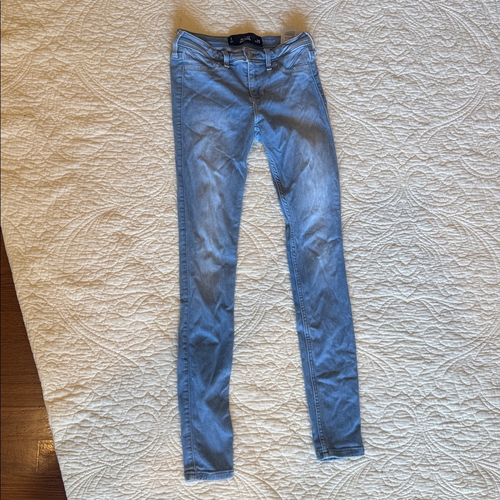 Hollister Light Blue Jean Leggings